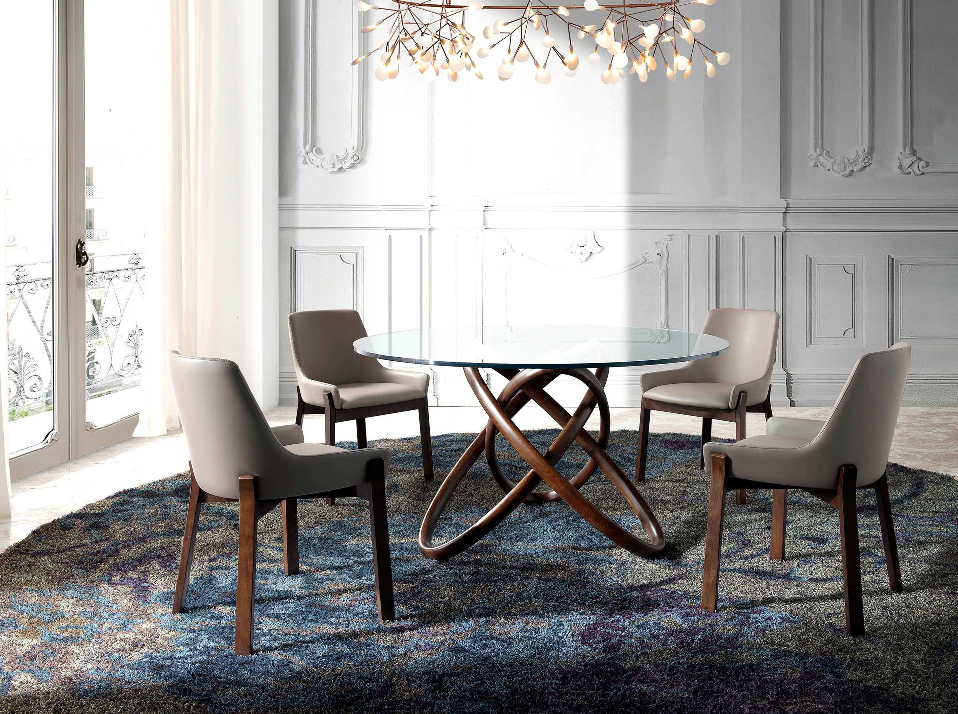 Silla polipiel visón oscuro Silla polipiel visón oscuro