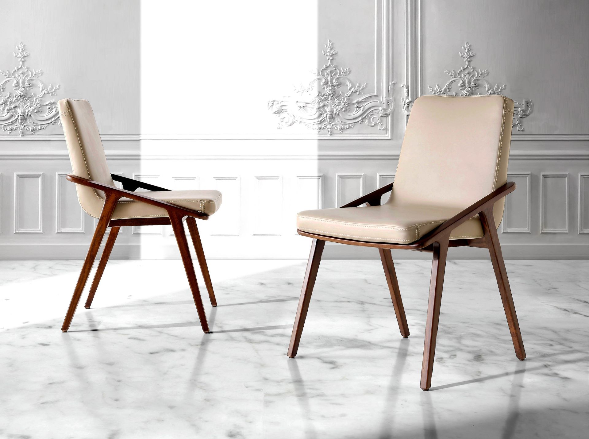 Silla polipiel visón Silla polipiel visón