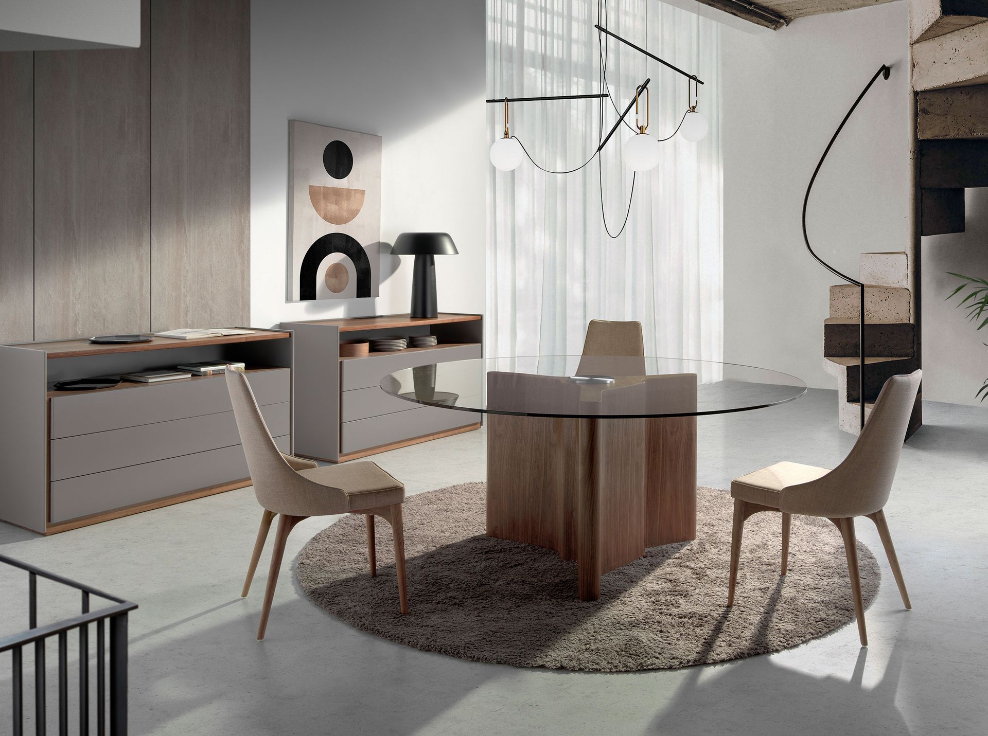 Silla tela marrón Silla tela marrón