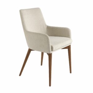 Silla tela beige