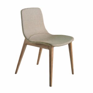 Silla tela beige