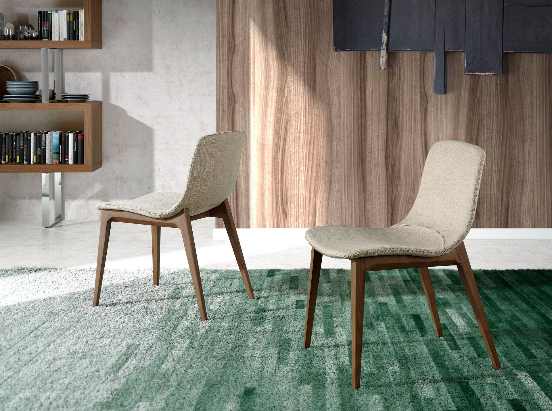 Silla tela beige Silla tela beige