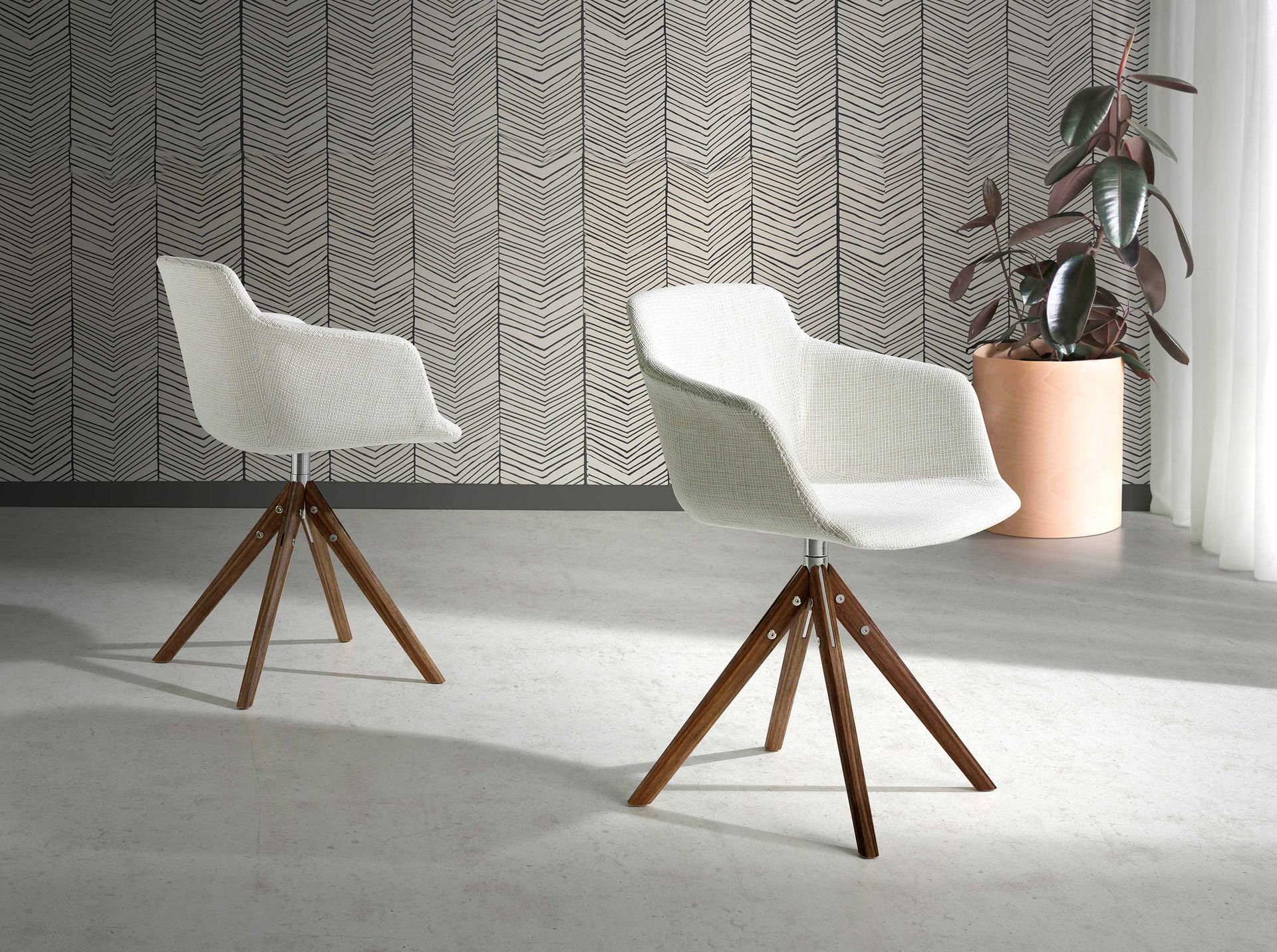 Silla giratoria tela beige Silla giratoria tela beige