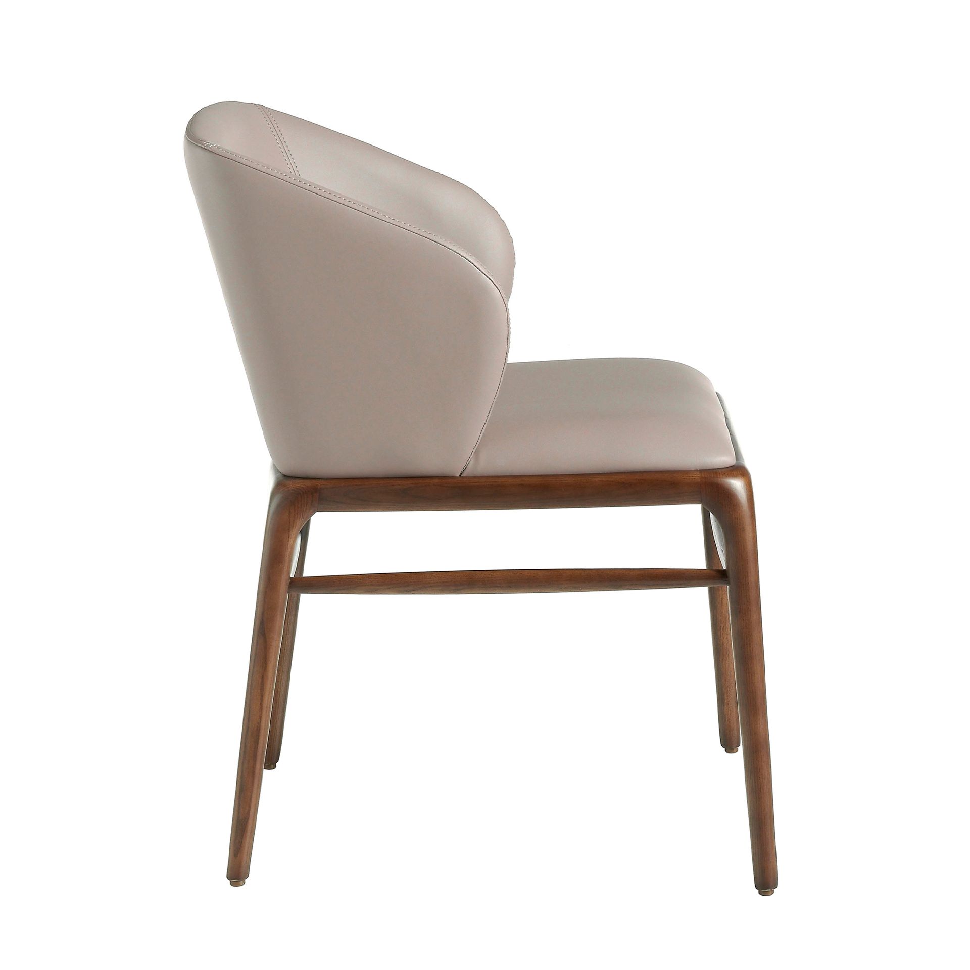 Silla polipiel visón oscuro Silla polipiel visón oscuro