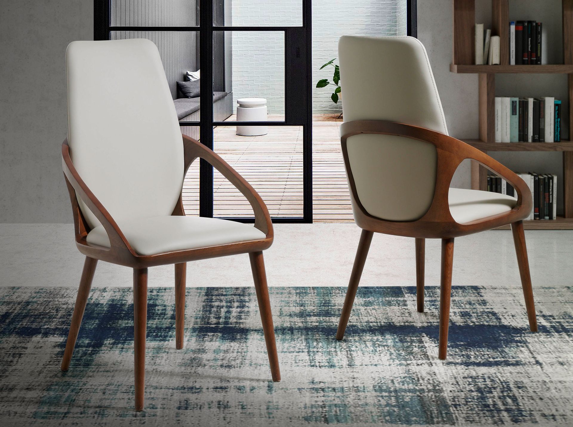 Silla polipiel crema Silla polipiel crema