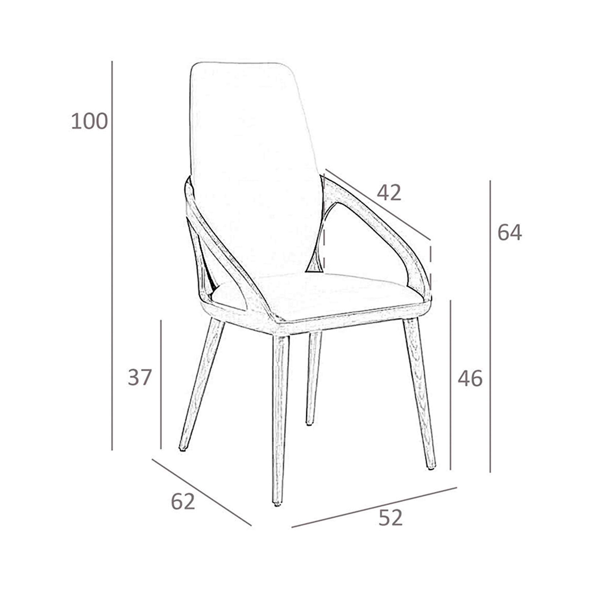Silla polipiel crema Silla polipiel crema