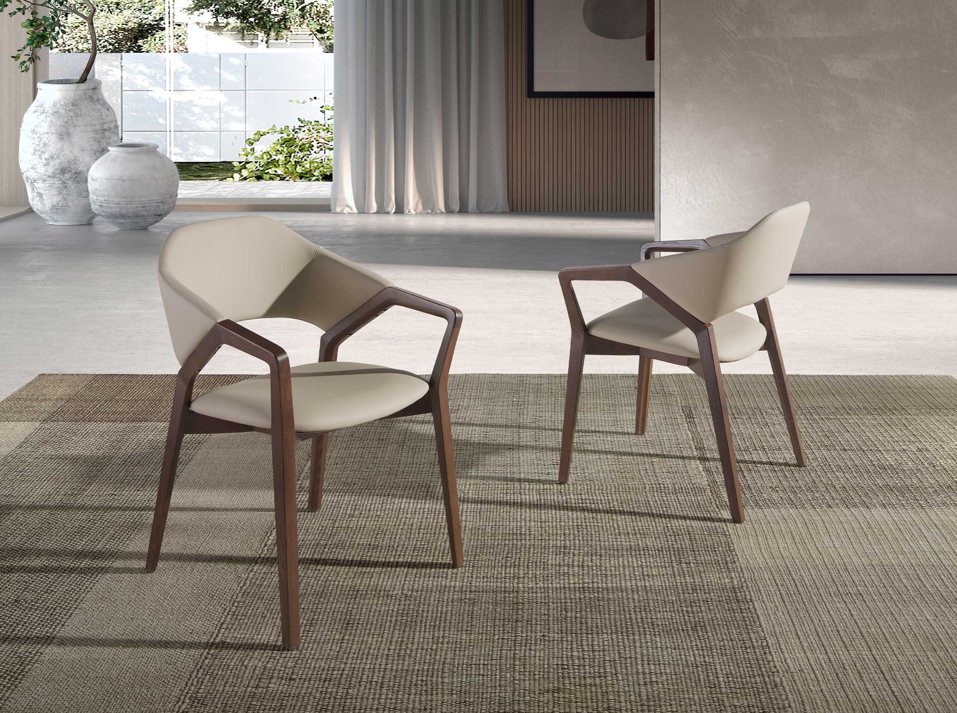 Silla polipiel visón Silla polipiel visón