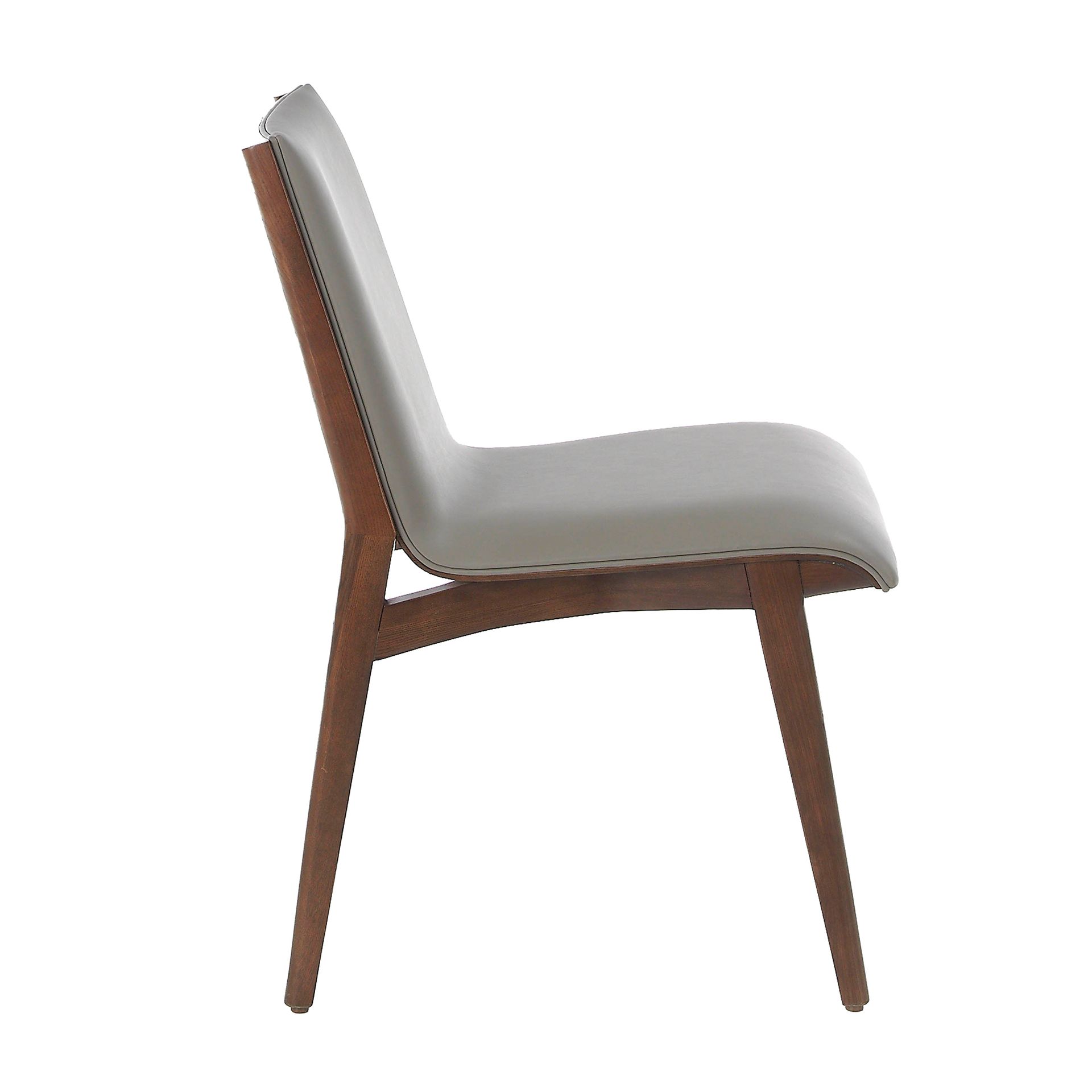 Silla polipiel visón oscuro Silla polipiel visón oscuro