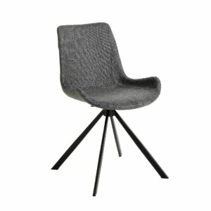 Silla giratoria tela gris oscuro Silla giratoria tela gris oscuro