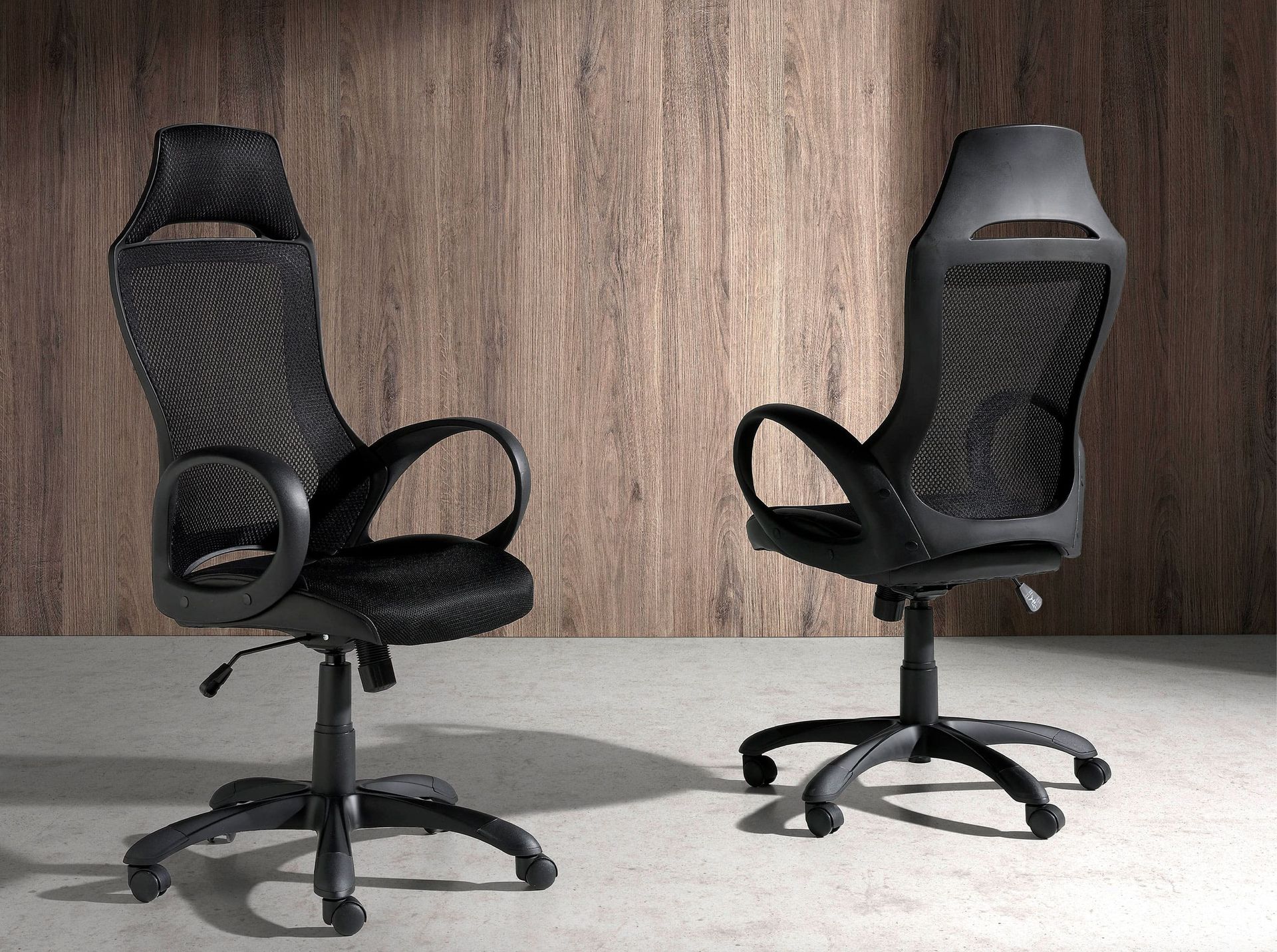 Silla oficina giratoria tela negra Silla oficina giratoria tela negra