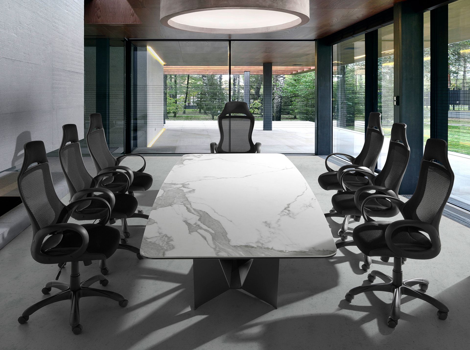 Silla oficina giratoria tela negra Silla oficina giratoria tela negra