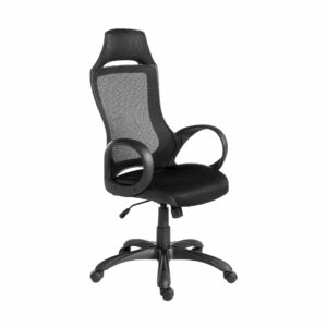 Silla oficina giratoria tela negra Silla oficina giratoria tela negra