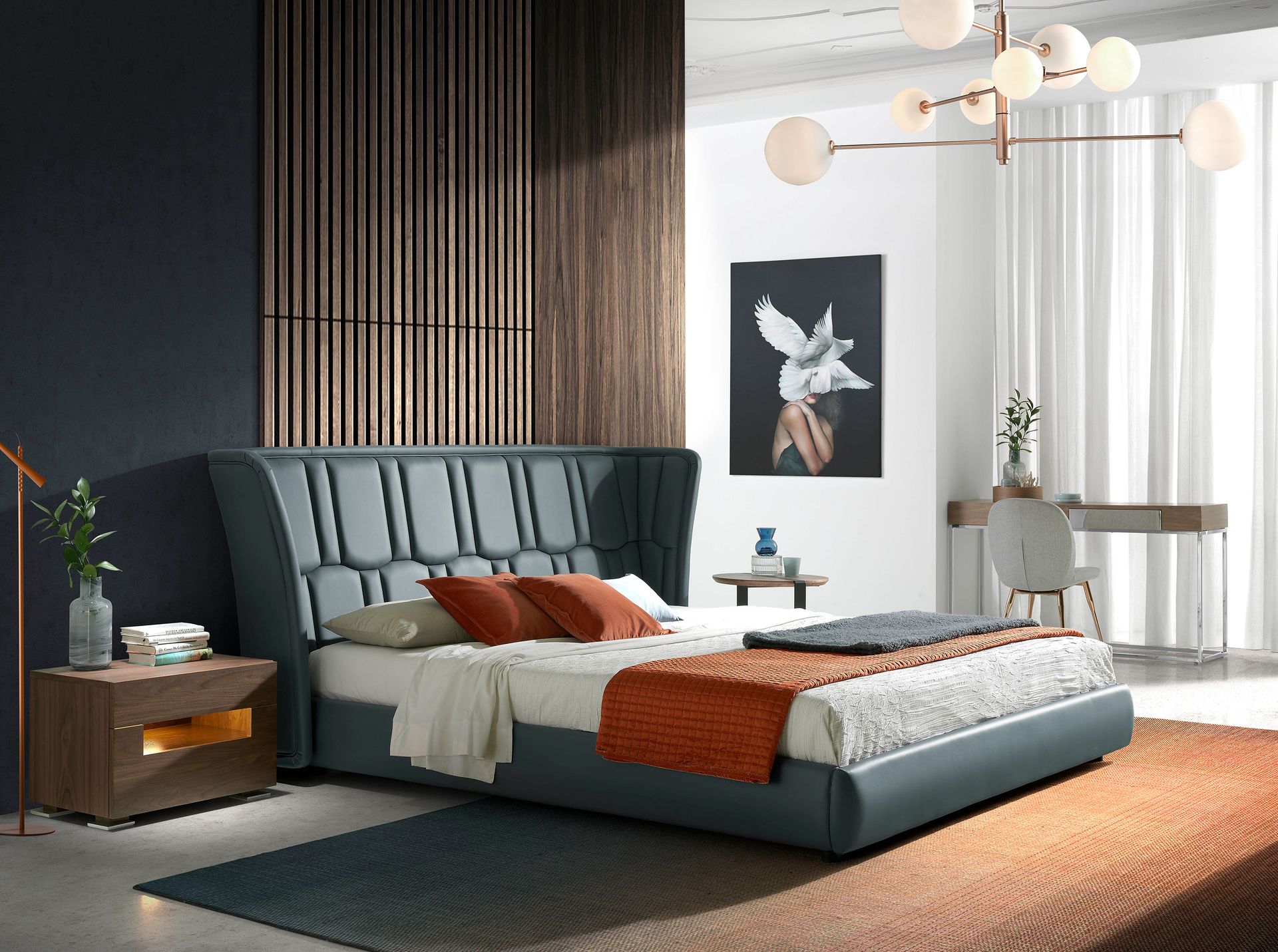 Silla tela gris Silla tela gris