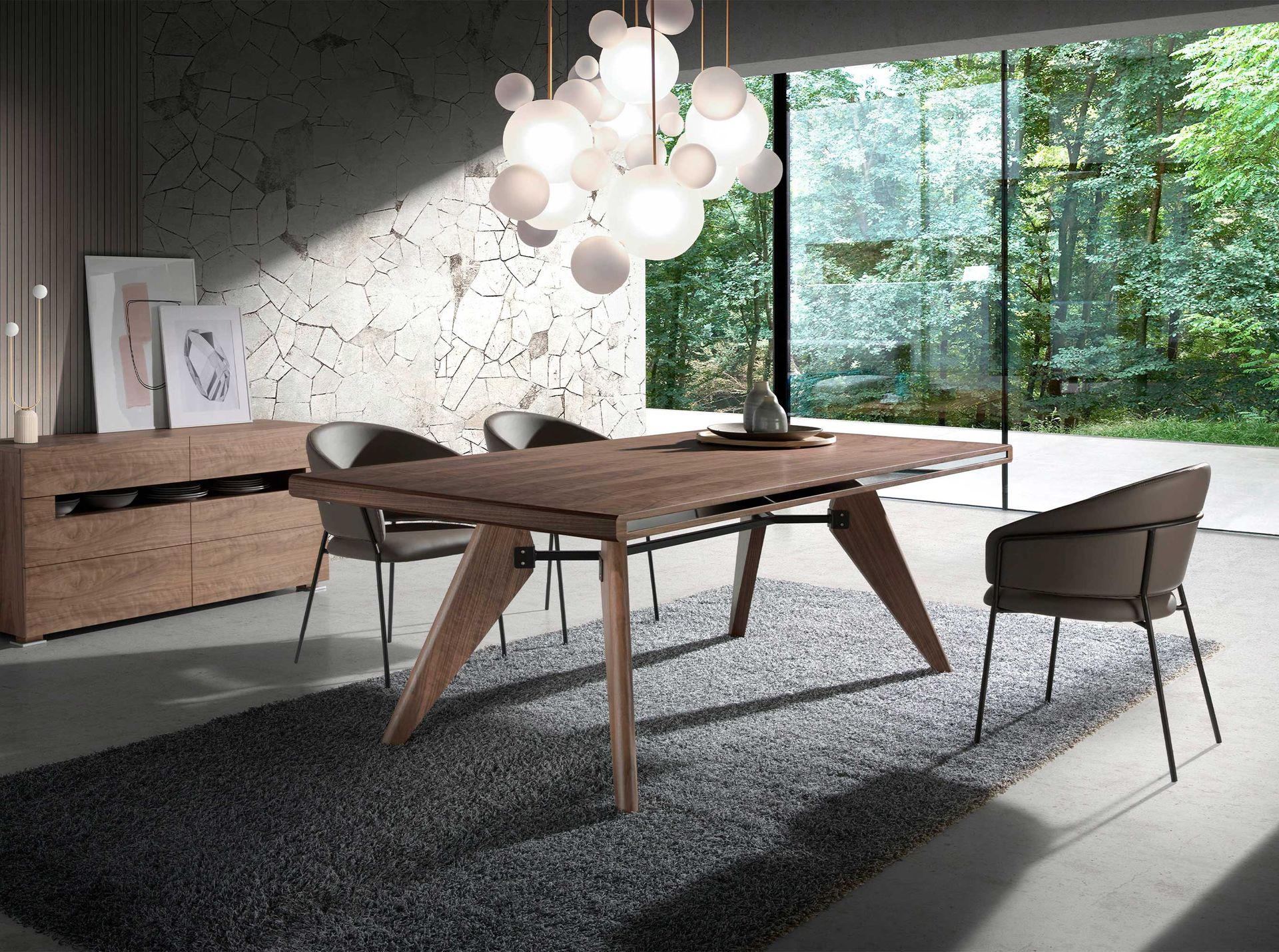 Silla polipiel visón oscuro Silla polipiel visón oscuro