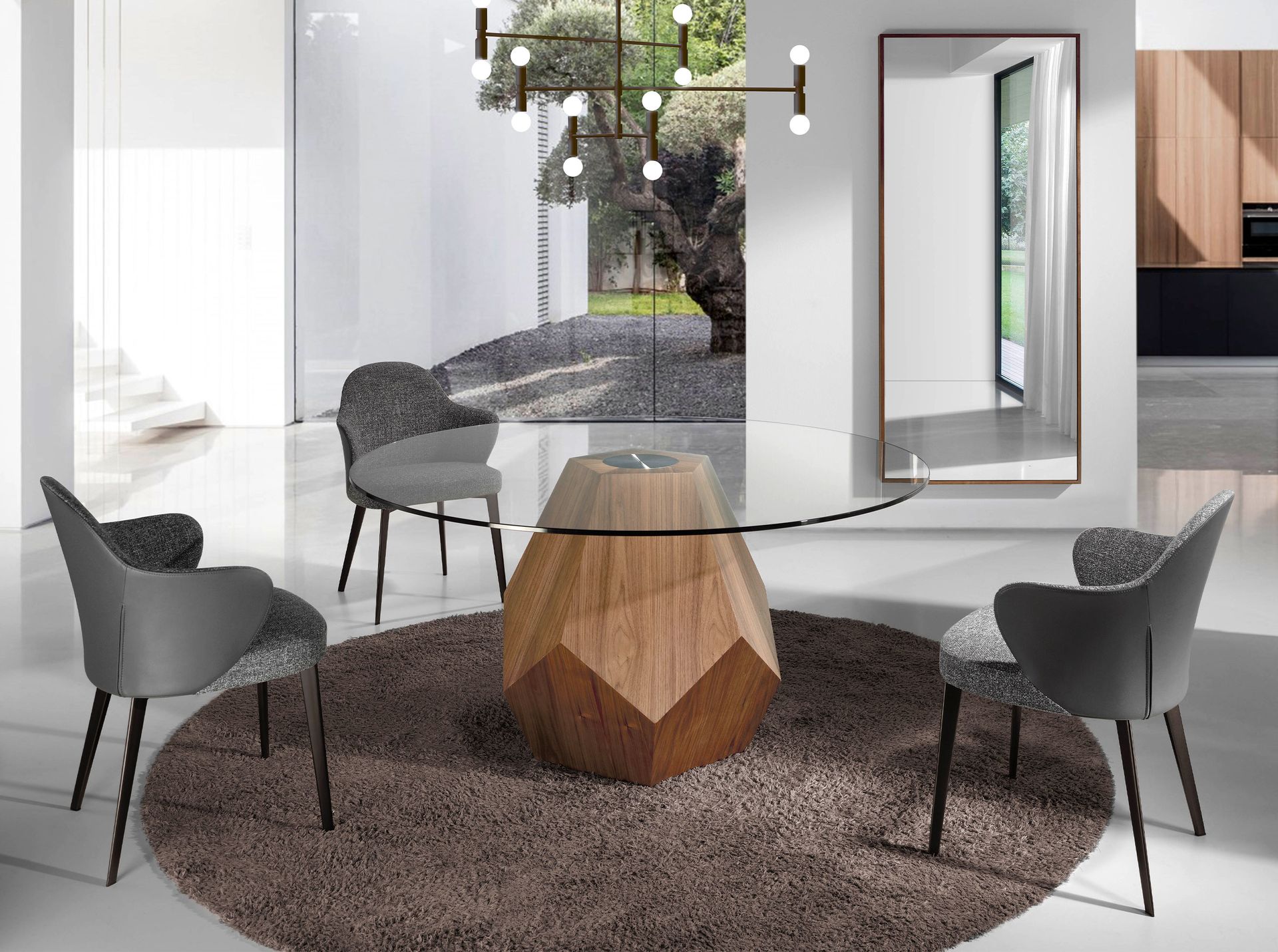 Silla tela y polipiel gris oscuro Silla tela y polipiel gris oscuro