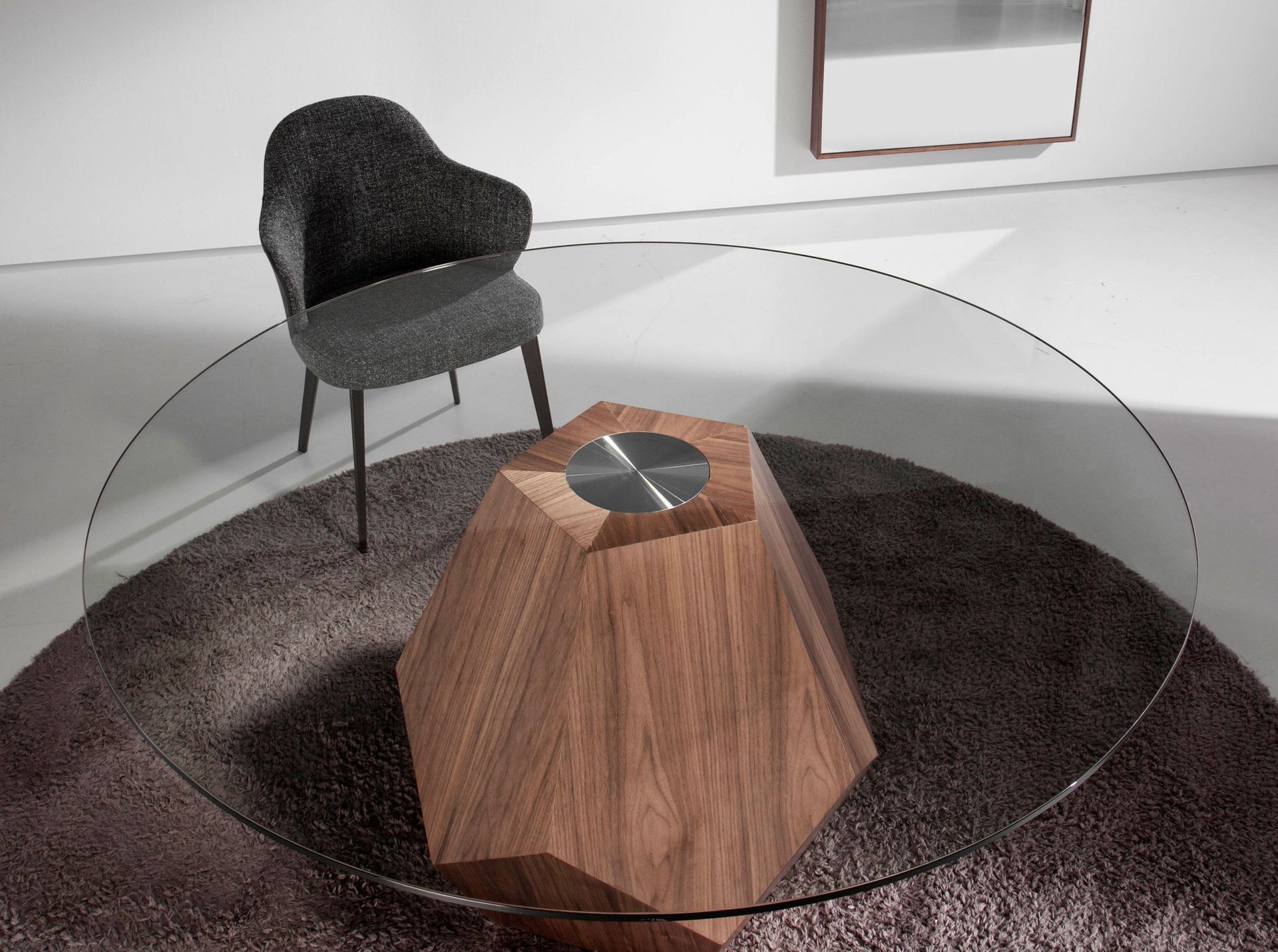 Silla tela y polipiel gris oscuro Silla tela y polipiel gris oscuro