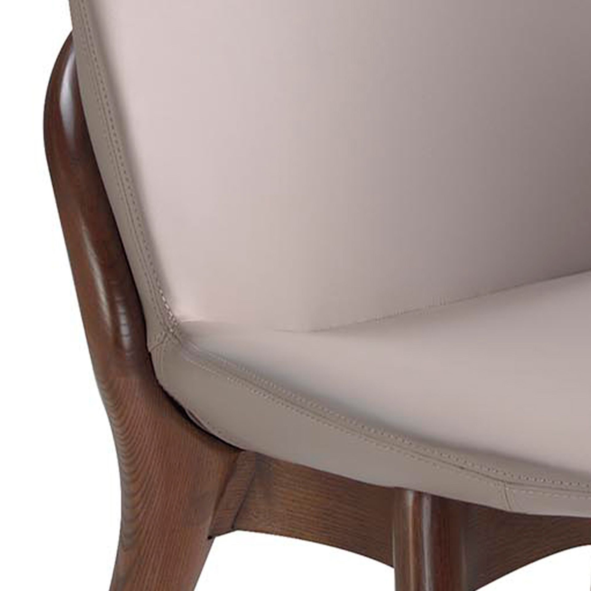 Silla polipiel visón oscuro Silla polipiel visón oscuro