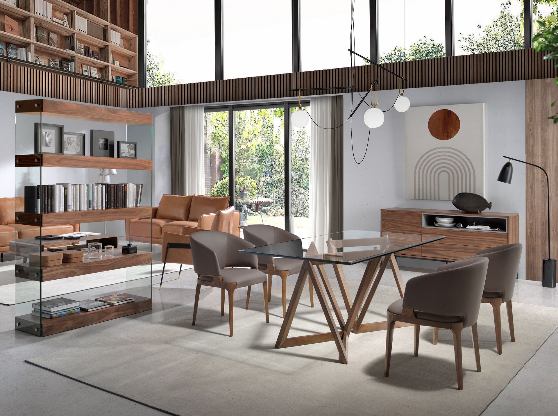 Silla polipiel visón oscuro Silla polipiel visón oscuro