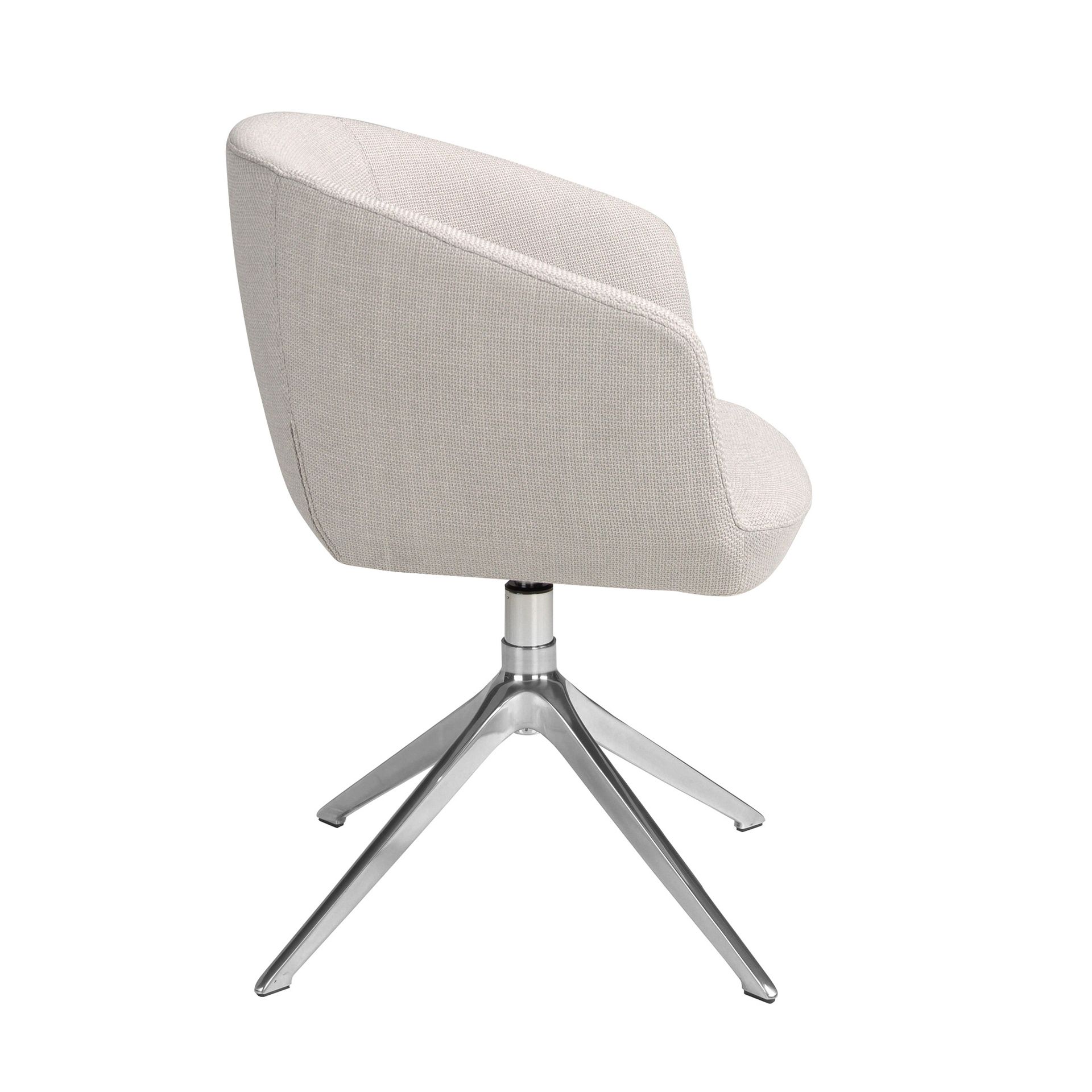 Silla giratoria tela gris claro Silla giratoria tela gris claro