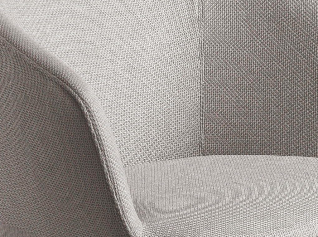 Silla giratoria tela gris claro Silla giratoria tela gris claro