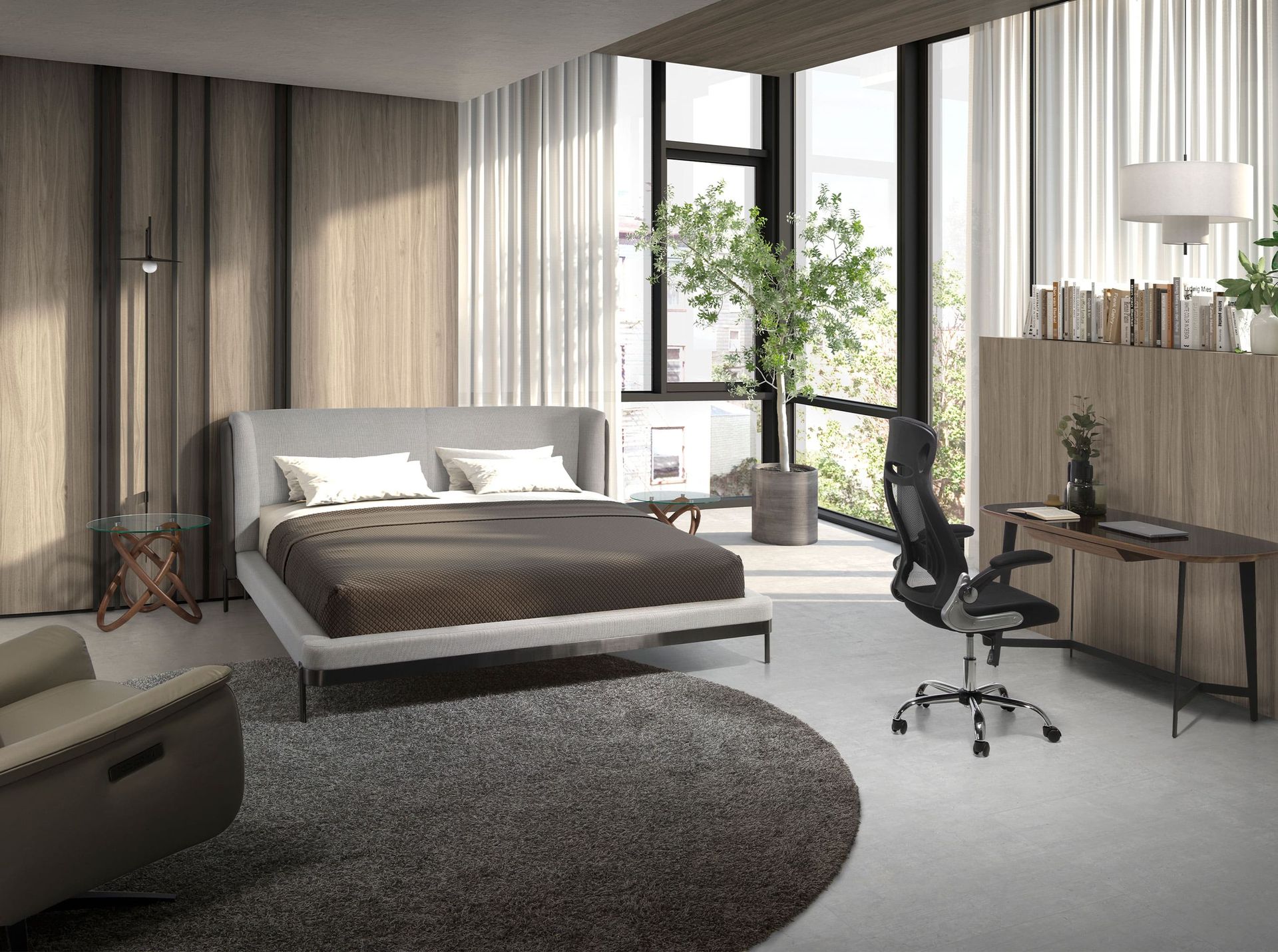 Silla oficina giratoria tela negra Silla oficina giratoria tela negra