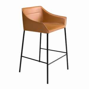 Taburete polipiel marrón