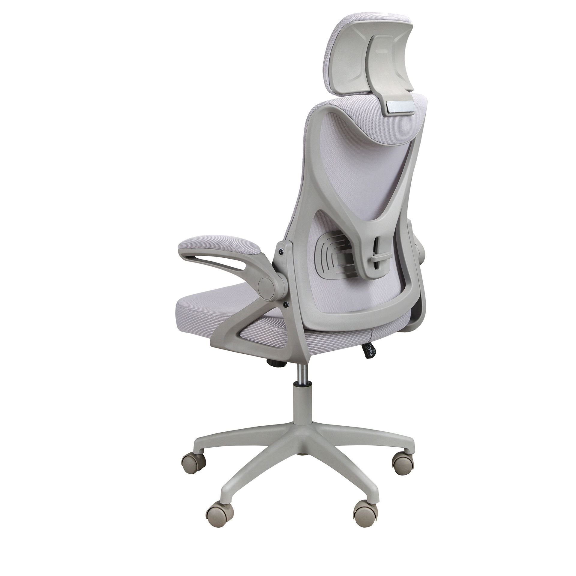 Silla oficina giratoria tela gris Silla oficina giratoria tela gris