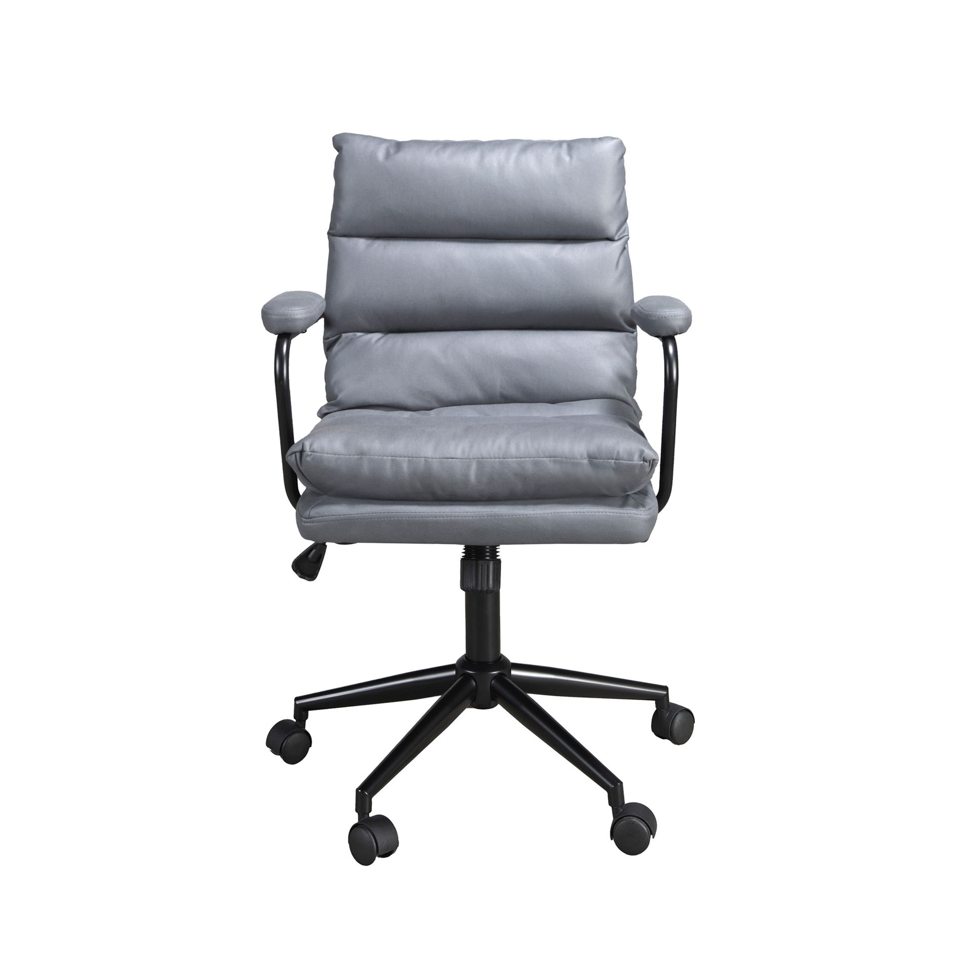 Silla oficina giratoria tela gris Silla oficina giratoria tela gris