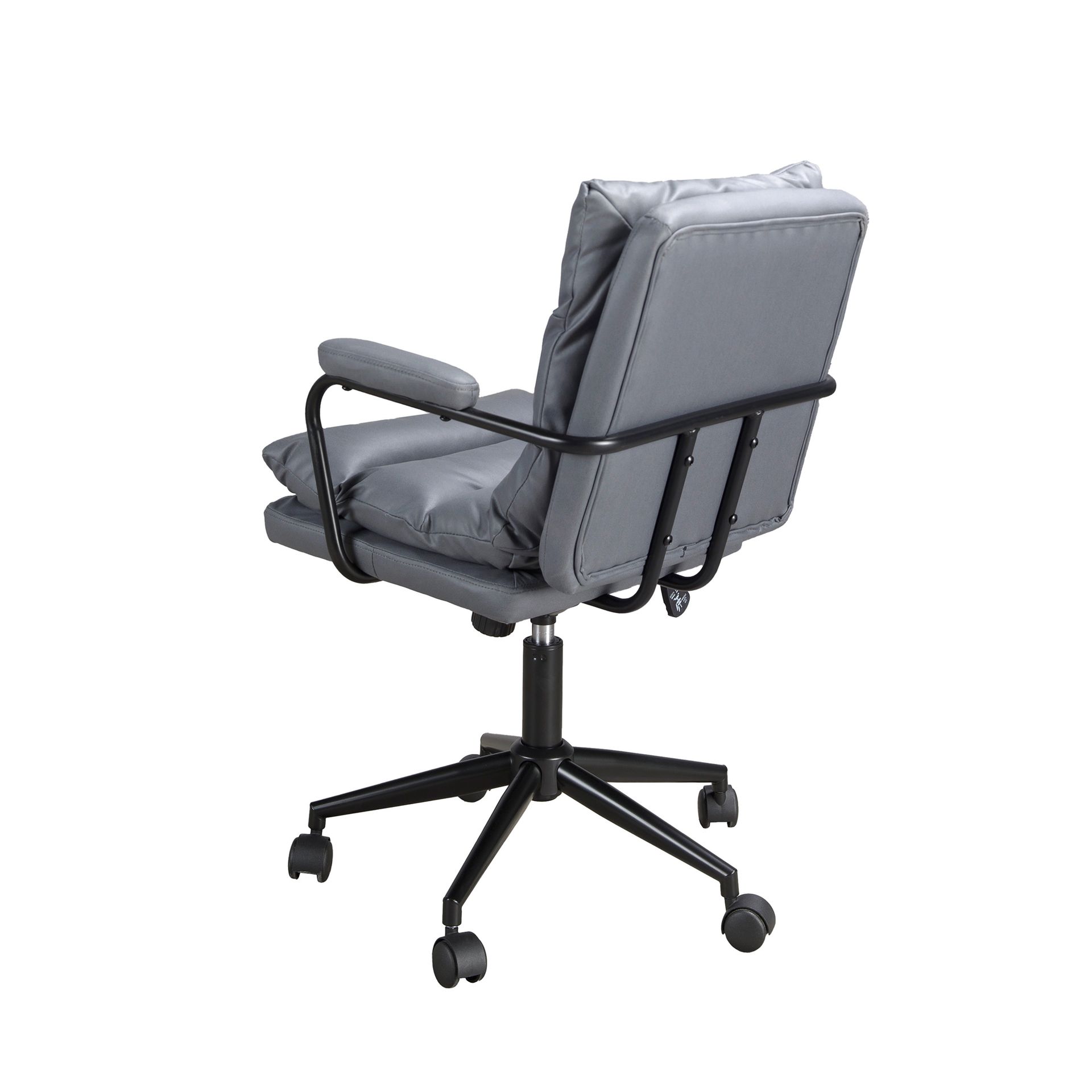 Silla oficina giratoria tela gris Silla oficina giratoria tela gris