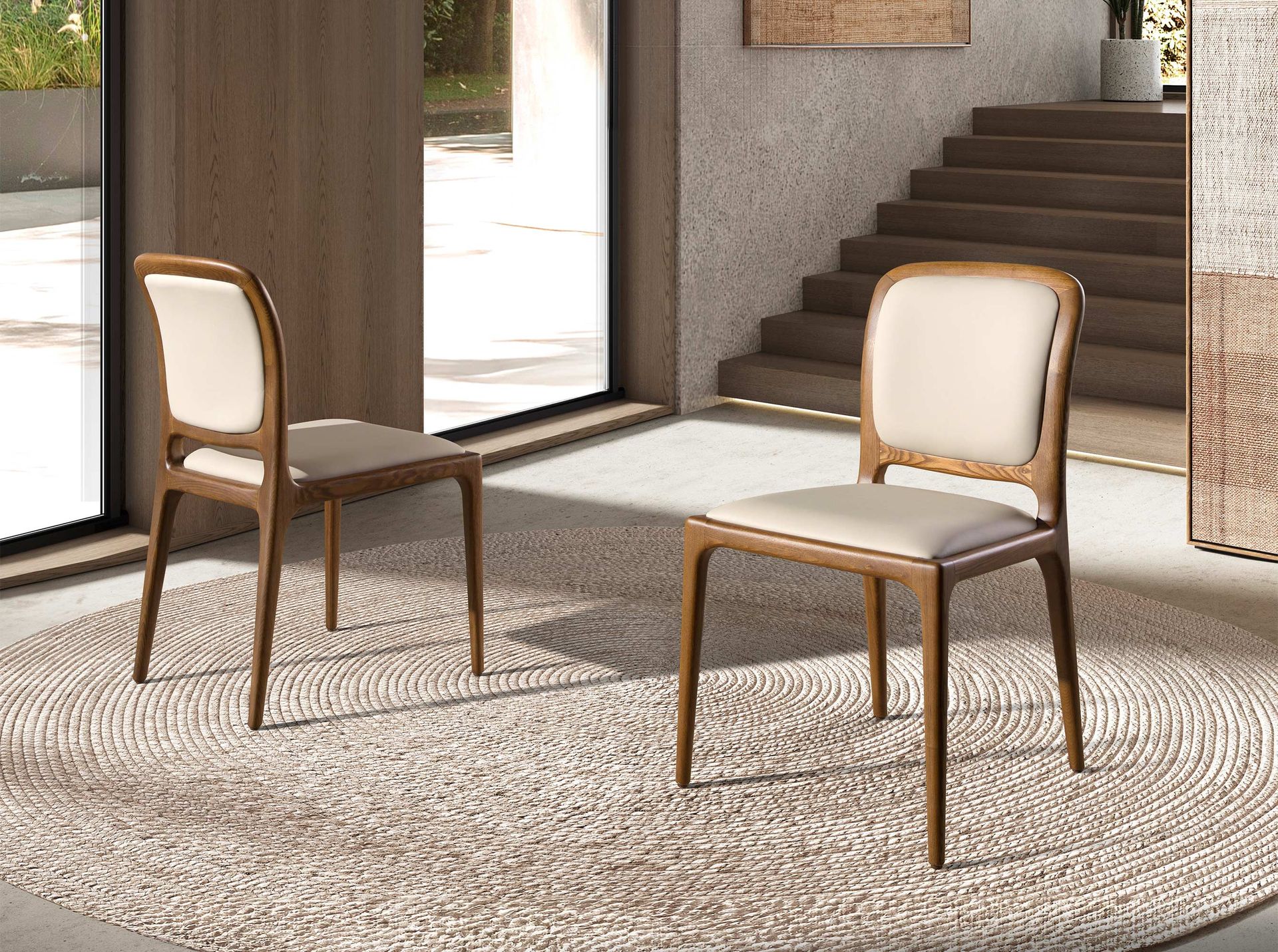 Silla polipiel crema Silla polipiel crema