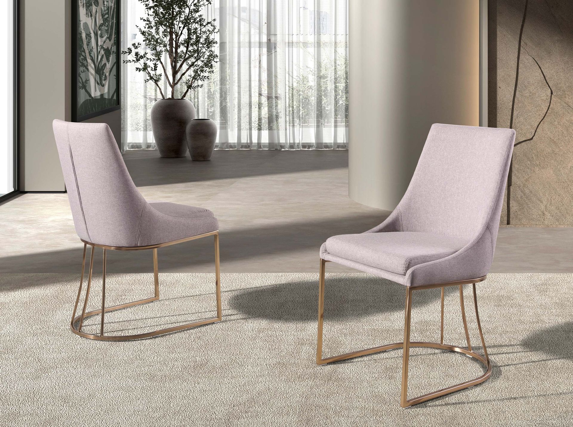 Silla tela gris Silla tela gris