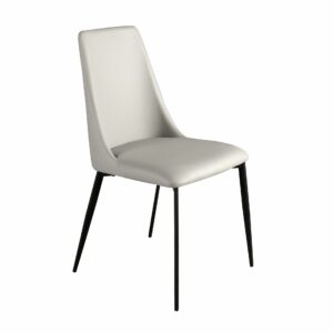 Silla polipiel gris claro Silla polipiel gris claro