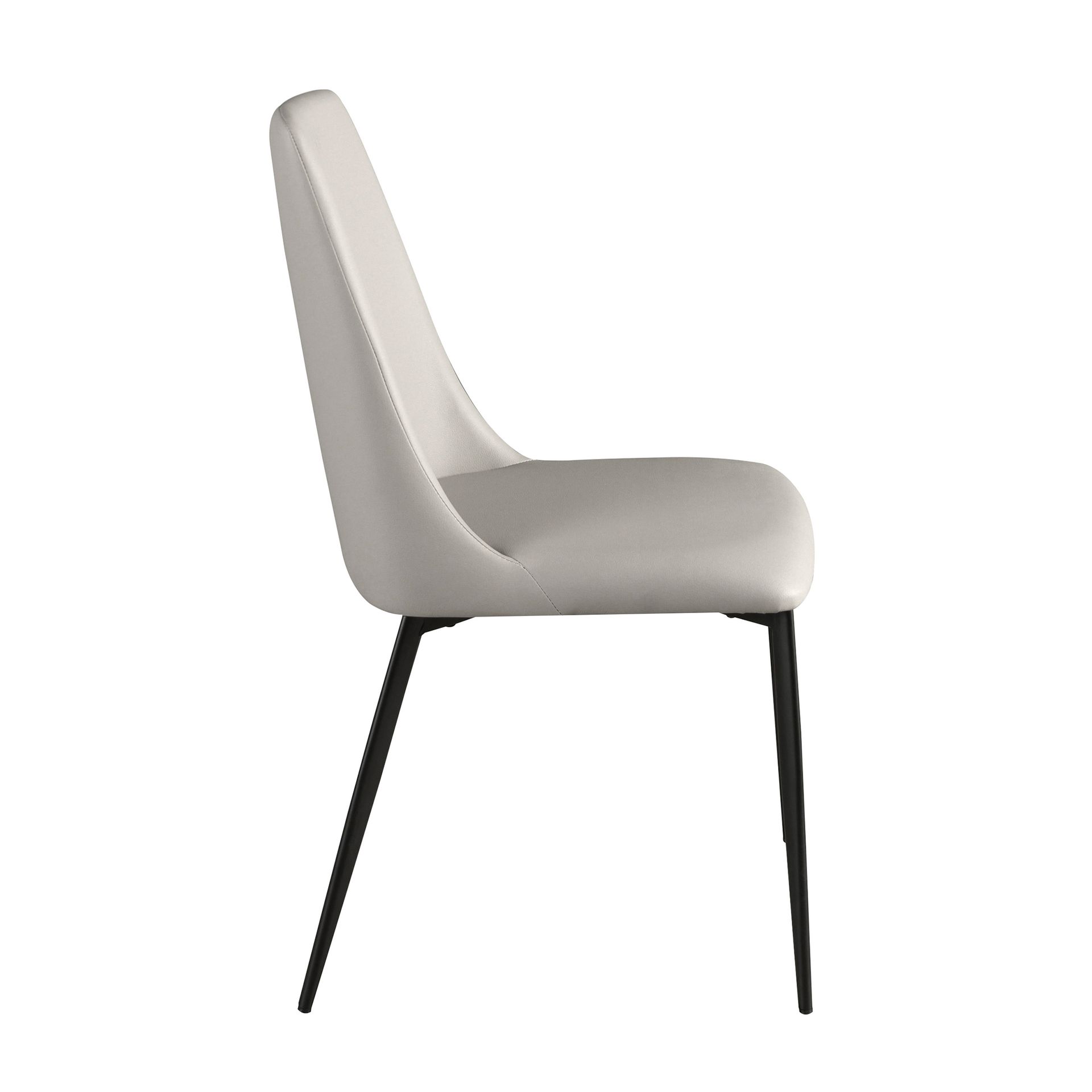 Silla polipiel gris claro Silla polipiel gris claro