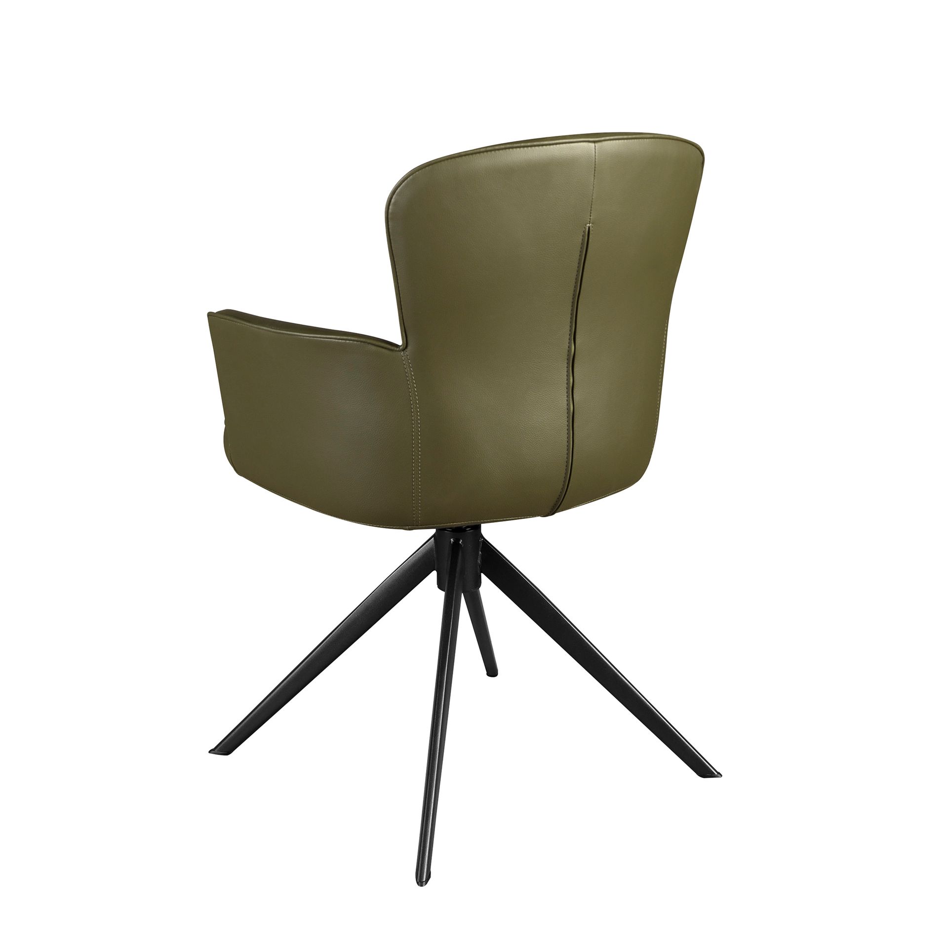 Silla giratoria polipiel verde oscuro Silla giratoria polipiel verde oscuro