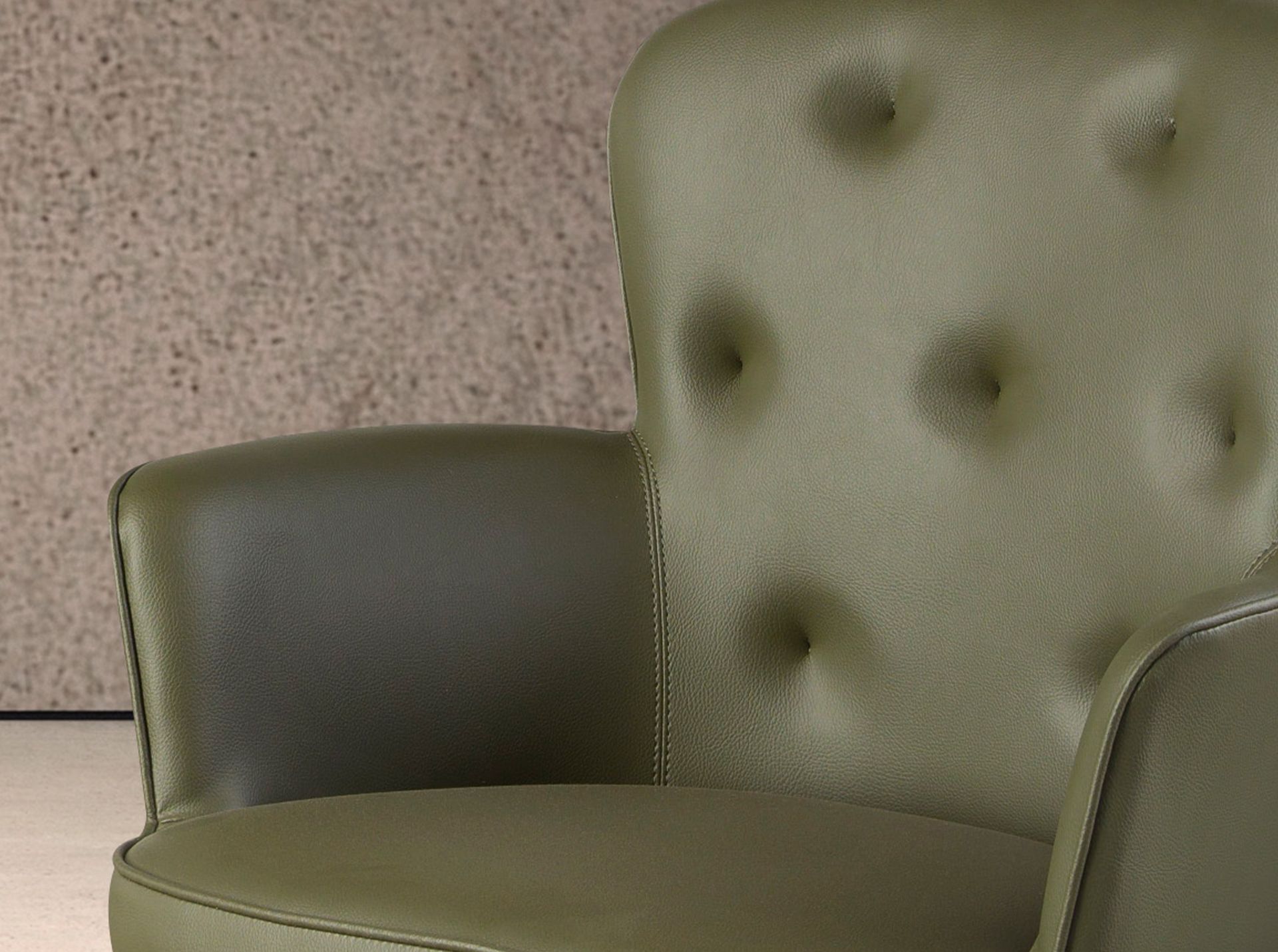 Silla giratoria polipiel verde oscuro Silla giratoria polipiel verde oscuro