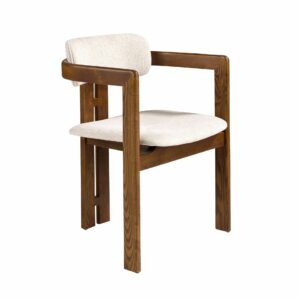 Silla tela blanco roto