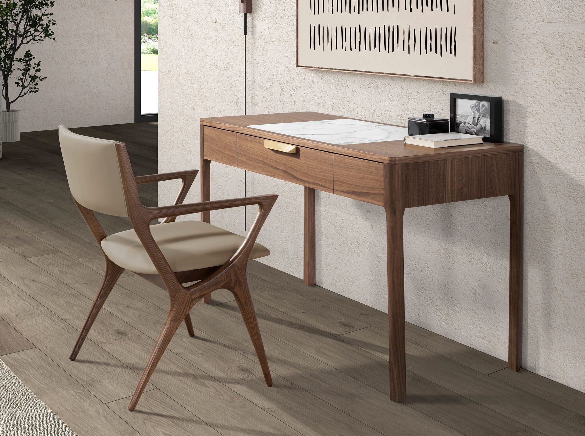 Silla polipiel visón Silla polipiel visón