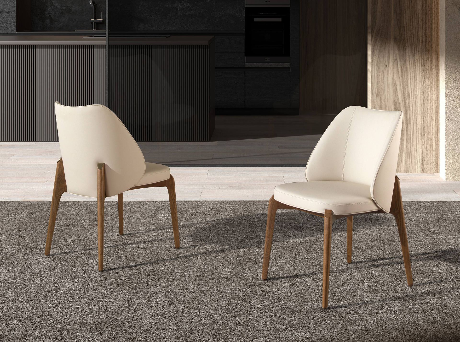 Silla polipiel crema Silla polipiel crema