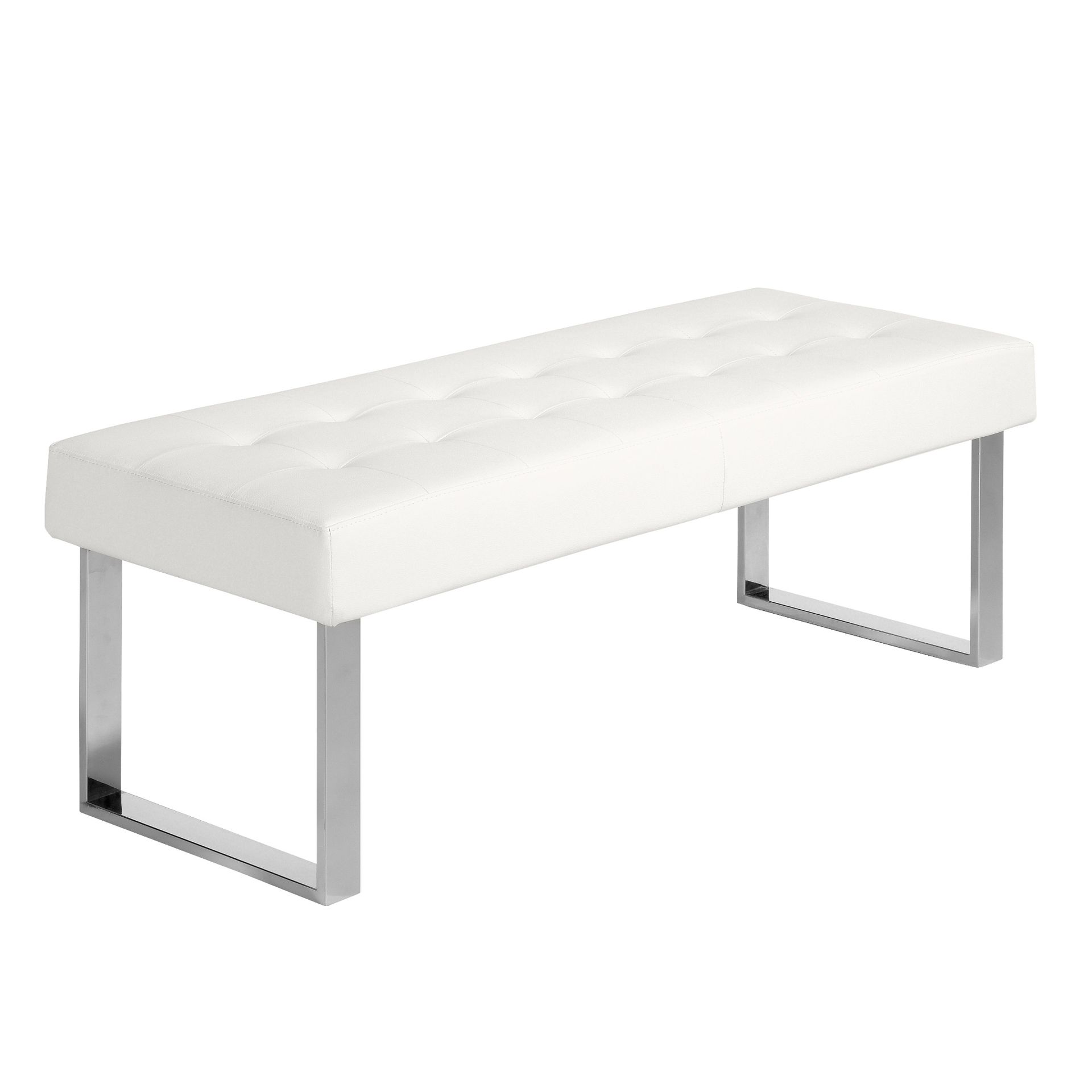 Banqueta polipiel blanco Banqueta polipiel blanco