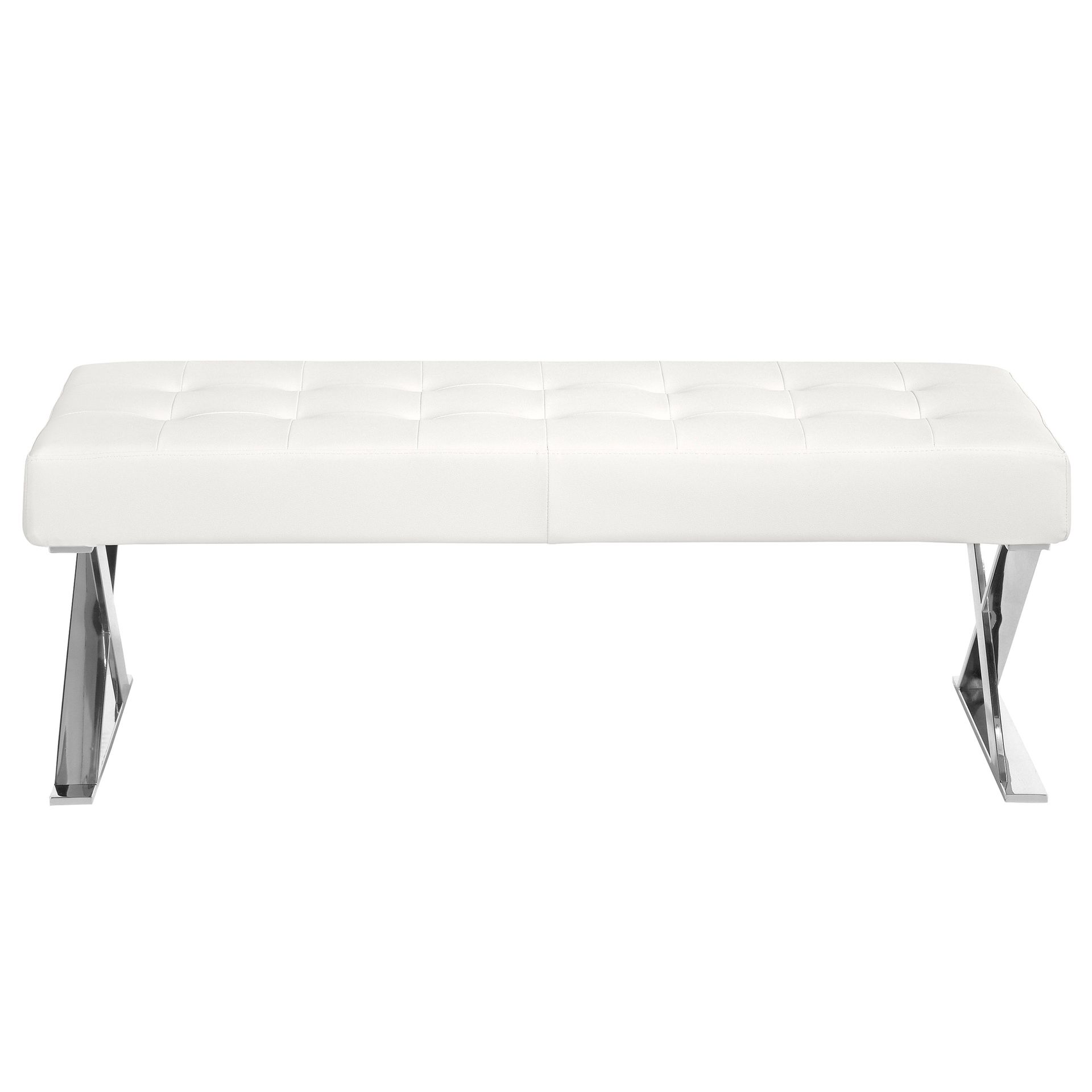 Banqueta polipiel blanco Banqueta polipiel blanco