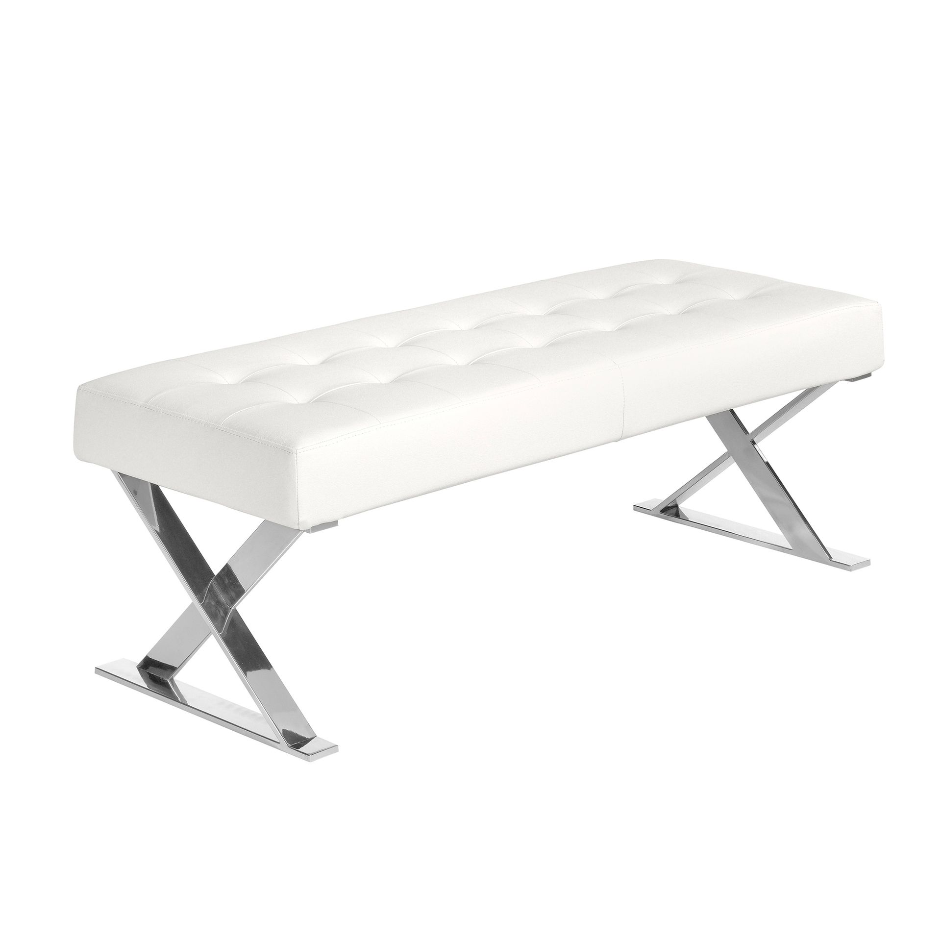 Banqueta polipiel blanco Banqueta polipiel blanco
