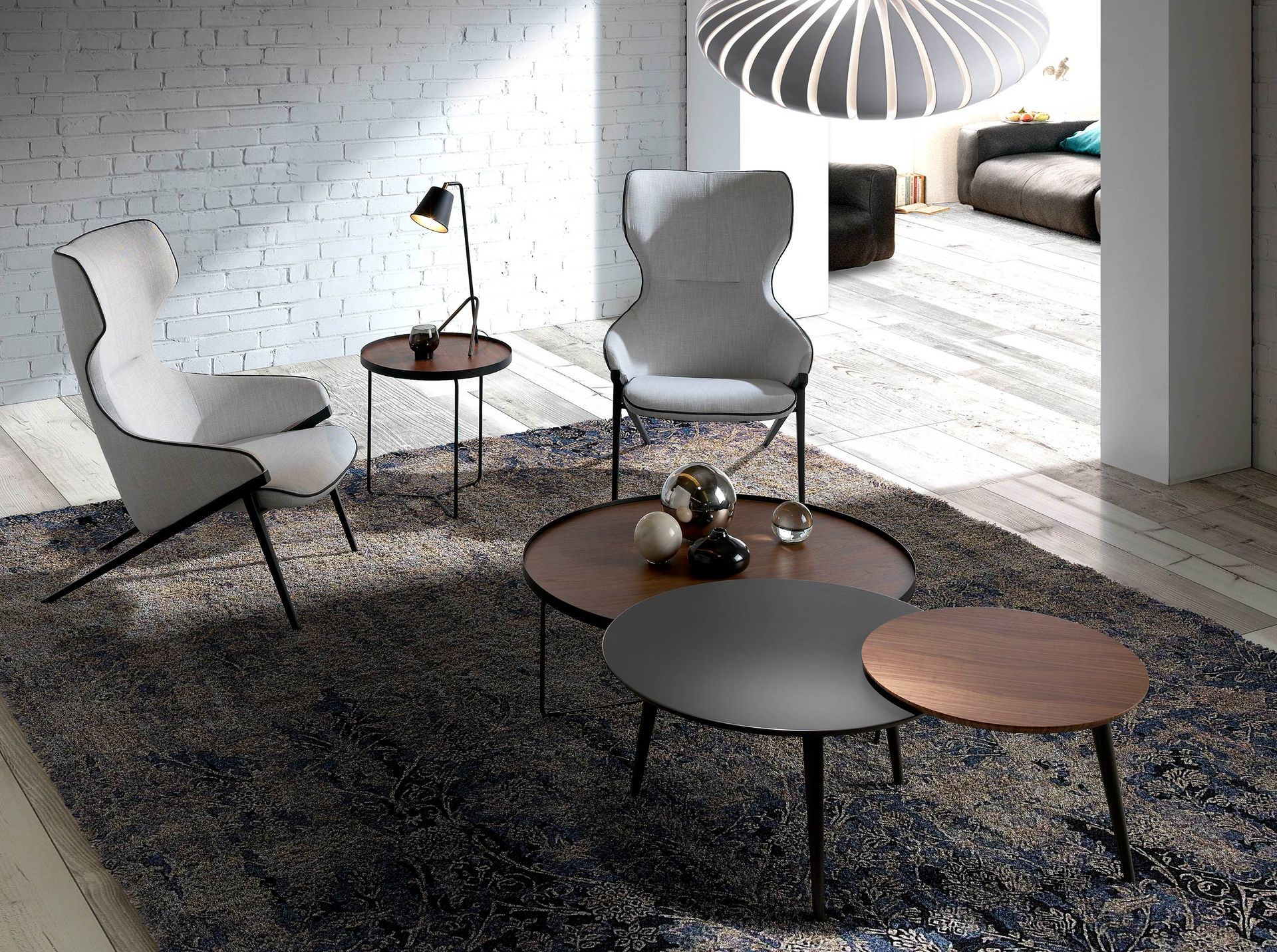 Sillón tela gris Sillón tela gris - Imagen 4