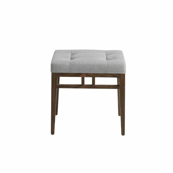 Banqueta tela gris