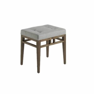 Banqueta tela gris Banqueta tela gris