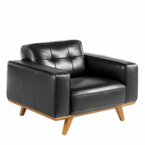 Sillón Chester piel negro Sillón Chester piel negro