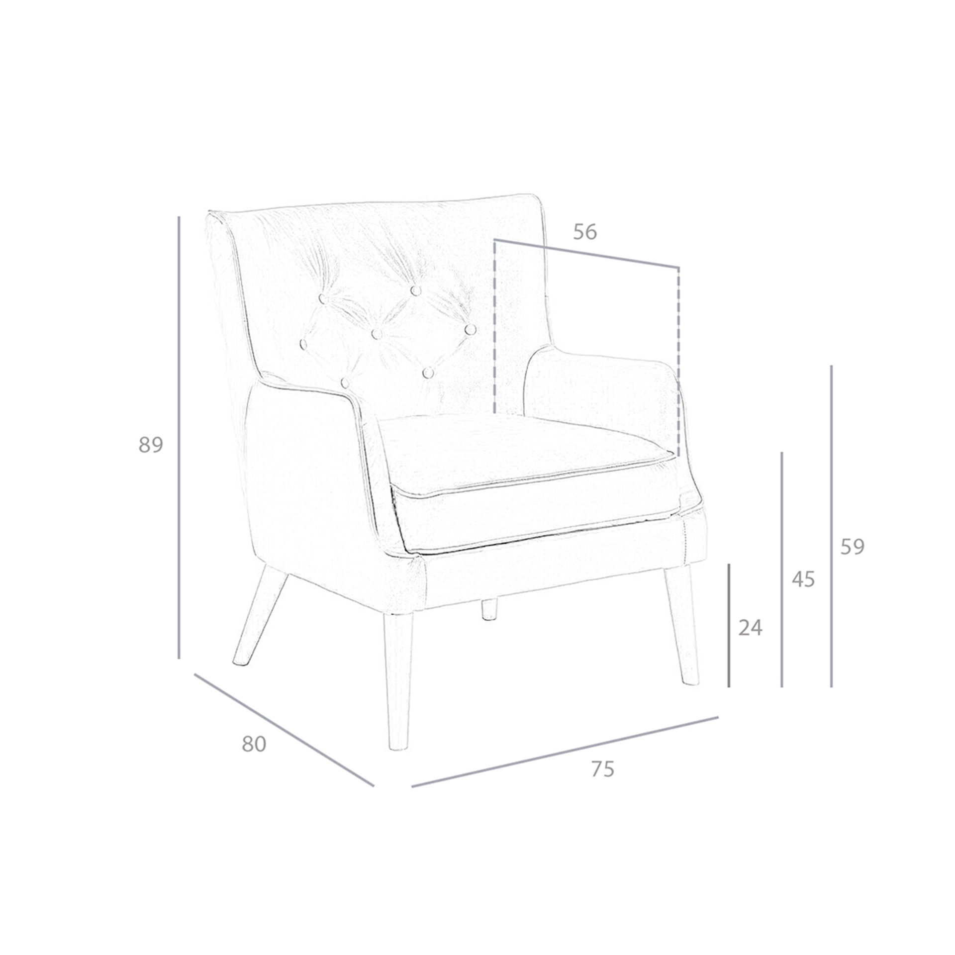 Sillón Chester piel marrón Sillón Chester piel marrón