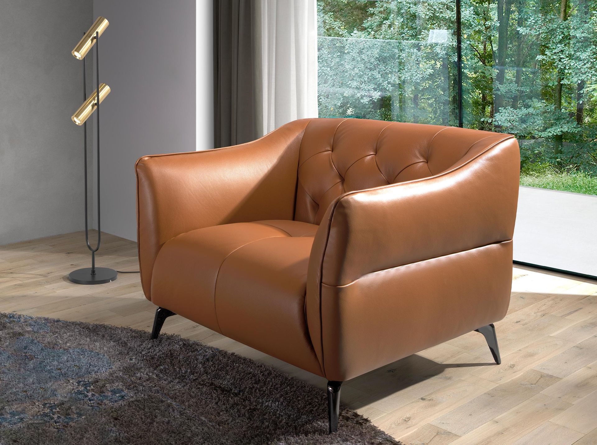 Sillón Chester piel marrón Sillón Chester piel marrón