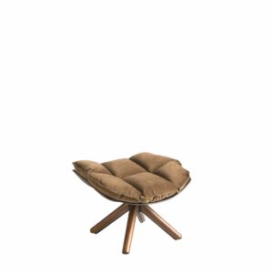 Ottoman terciopelo marrón Ottoman terciopelo marrón