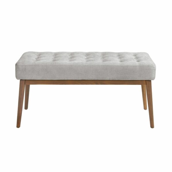 Banqueta tela gris oscuro