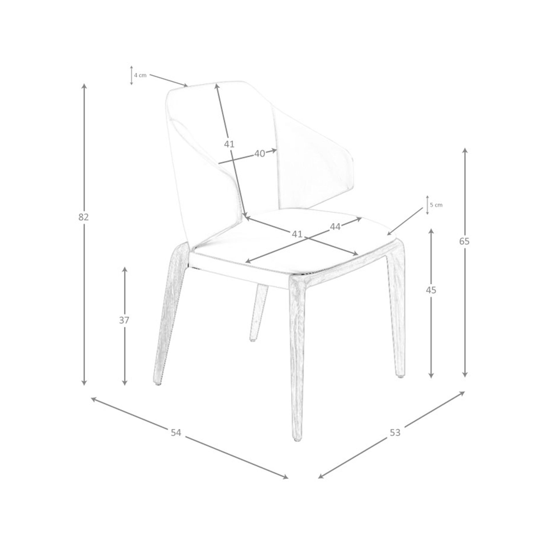 Silla polipiel crema Silla polipiel crema